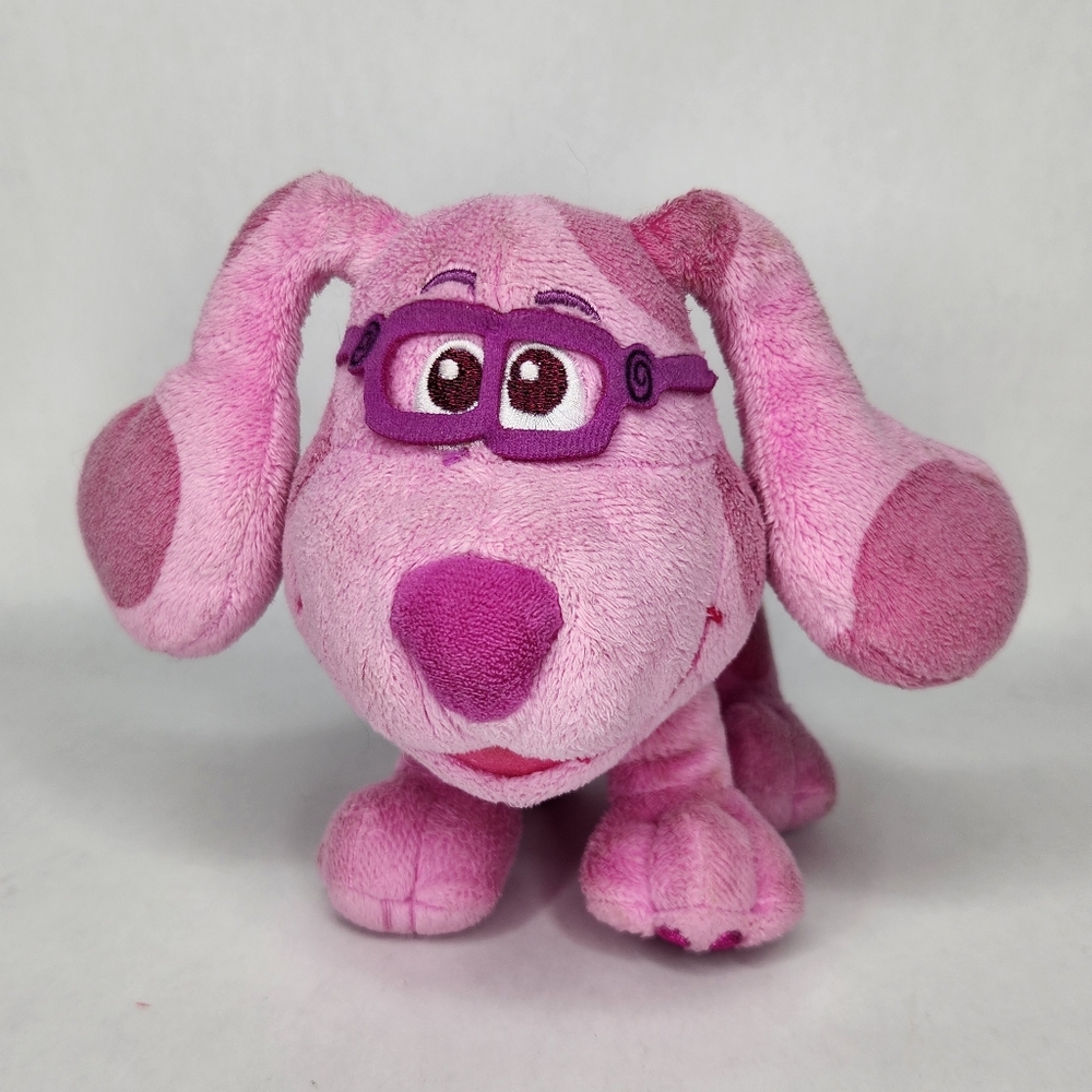 Magenta Blue's Clues Plush Pink Dog